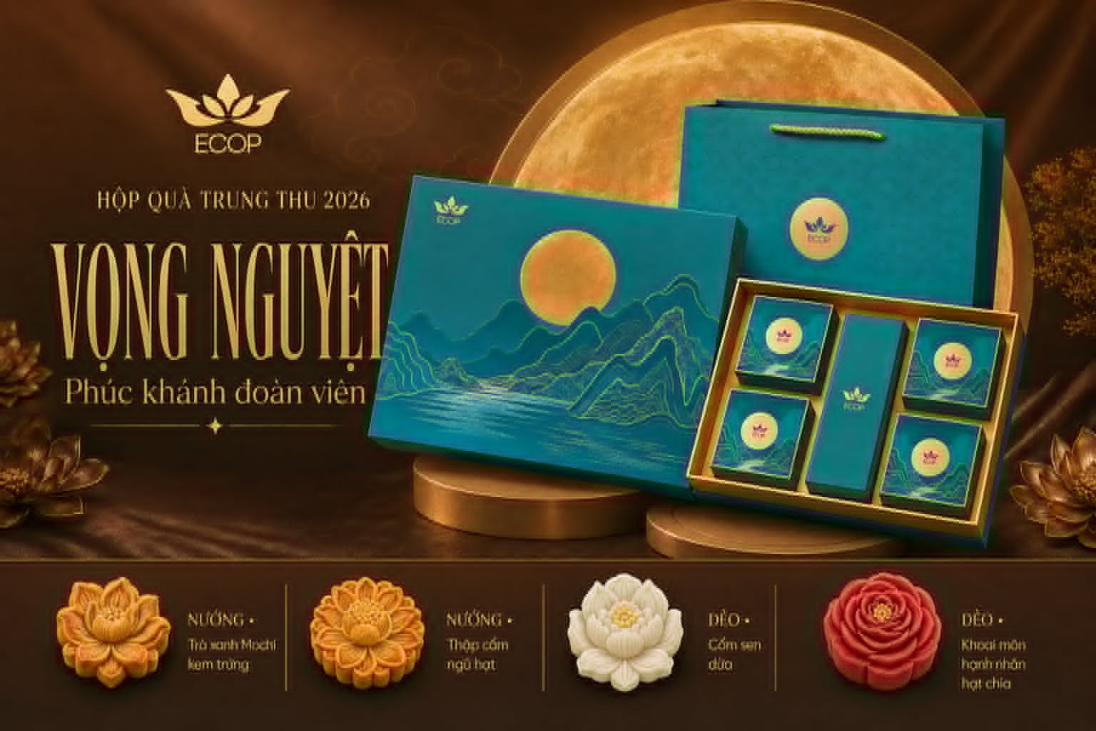 Hộp quà Trung Thu ECOP Vọng Nguyệt