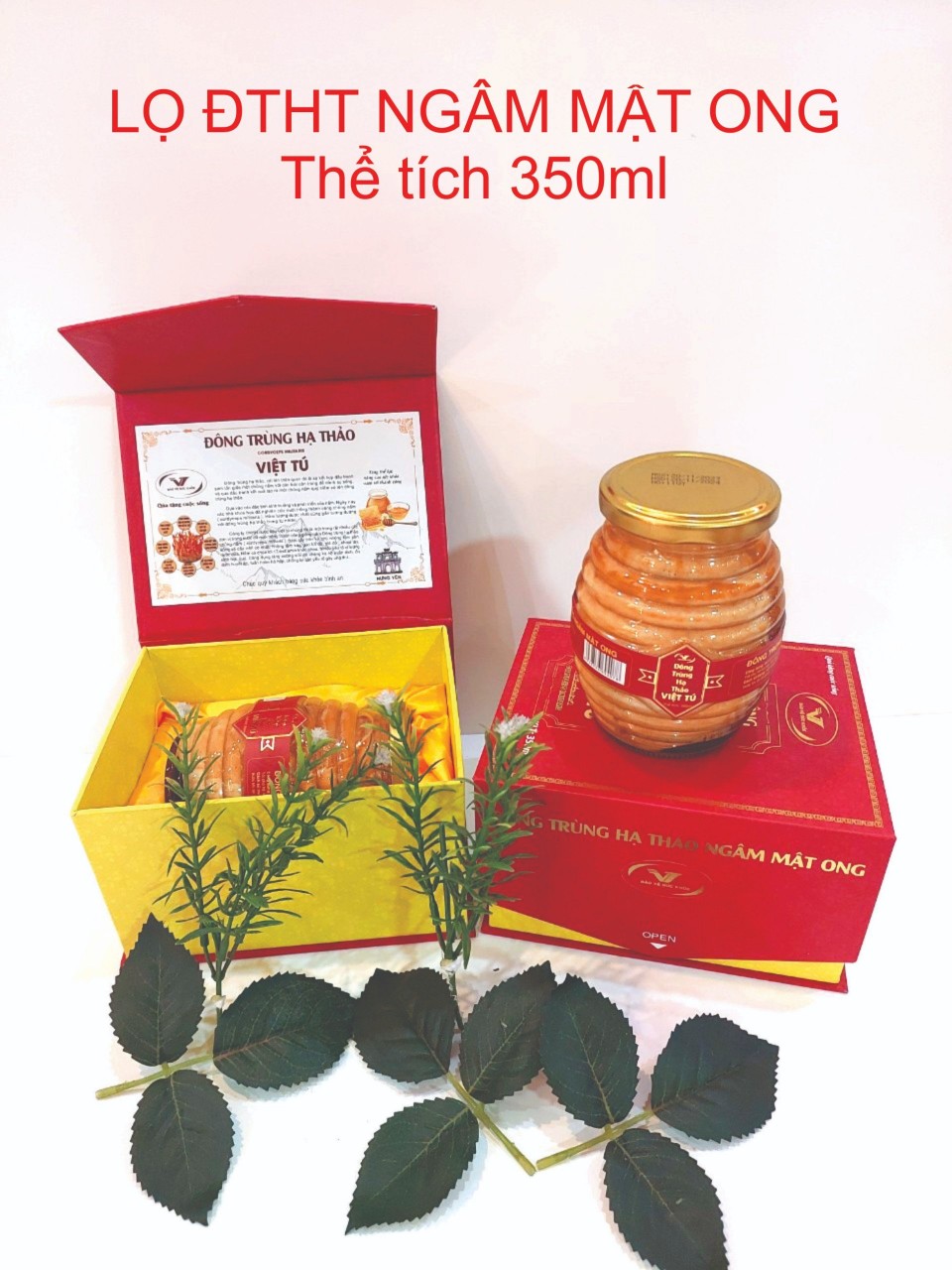 Đông trùng hạ thảo ngâm mật ong Việt Tú