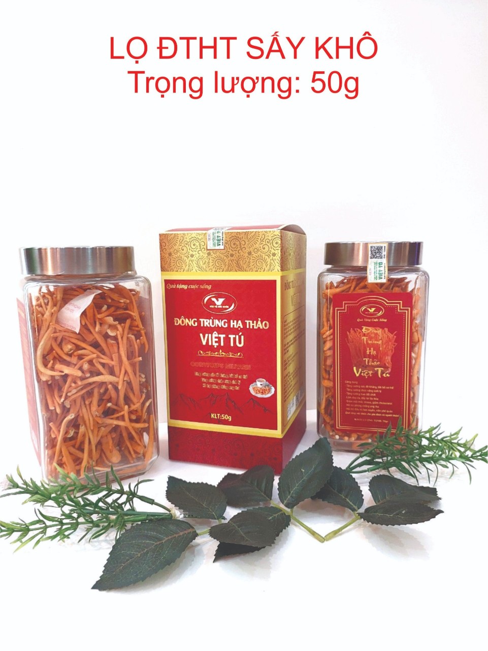 Đông trùng hạ thảo sấy khô Việt Tú